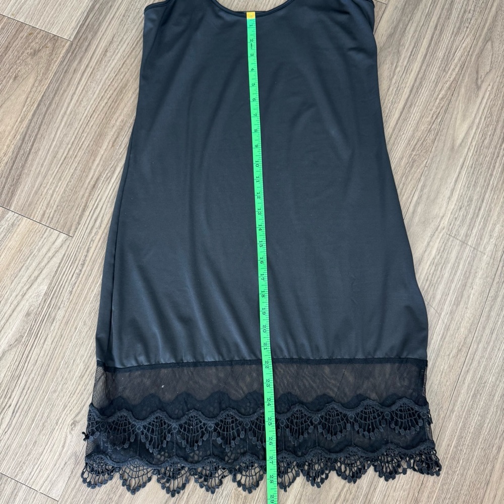 Venus Elegant Black Lace Slip Dress Size Small - Picture 6 of 7